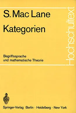 E-Book (pdf) Kategorien von S. MacLane