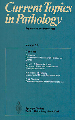 eBook (pdf) Current Topics in Pathology / Ergebnisse der Pathologie de 