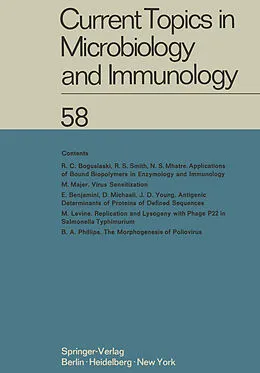 E-Book (pdf) Current Topics in Microbiology and Immunology von H. G. Schweiger, P. H. Hofschneider, N. K. Jerne