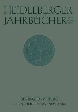 E-Book (pdf) Heidelberger Jahrbücher von H. Schipperges