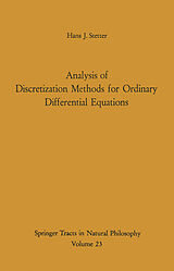 Kartonierter Einband Analysis of Discretization Methods for Ordinary Differential Equations von Hans J. Stetter