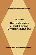 E-Book (pdf) Thermodynamics of Rock-Forming Crystalline Solutions von S. K. Saxena