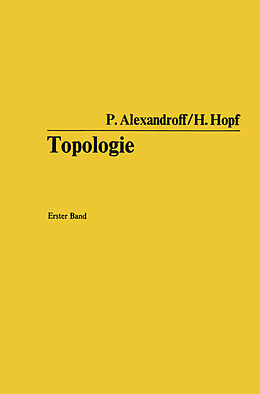 Kartonierter Einband Topologie von Paul Alexandroff, Heinz Hopf
