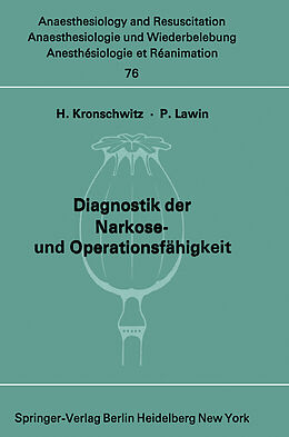 E-Book (pdf) Diagnostik der Narkose- und Operationsfähigkeit von 