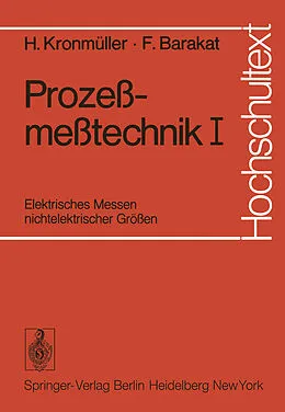 E-Book (pdf) Prozeßmeßtechnik I von H. Kronmüller, F. Barakat