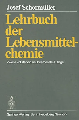 E-Book (pdf) Lehrbuch der Lebensmittelchemie von J. Schormüller