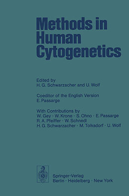 Couverture cartonnée Methods in Human Cytogenetics de 