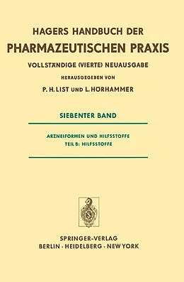 E-Book (pdf) Arzneiformen und Hilfsstoffe von P. H. List, L. Hörhammer
