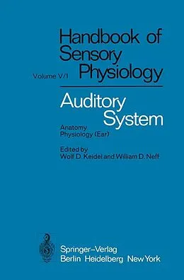 E-Book (pdf) Auditory System von H. W. Ades, J. Fex, J. M. Harrison