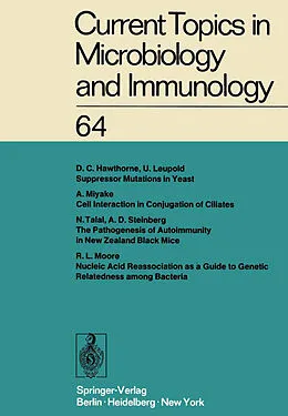 E-Book (pdf) Current Topics in Microbiology and Immunology von W. Arber, R. Rott, H. G. Schweiger