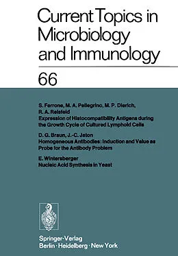 E-Book (pdf) Current Topics in Microbiology and Immunology von W. Arber, R. Rott, H. G. Schweiger