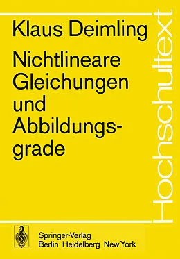 E-Book (pdf) Nichtlineare Gleichungen und Abbildungsgrade von K. Deimling