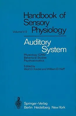 E-Book (pdf) Auditory System von Moshe Abeles, Moise H. Goldstein, David M. Green