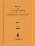 E-Book (pdf) Thermospheric Winds and Their Influence on the Ionosphere von R. Rüster