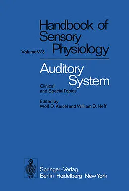 E-Book (pdf) Auditory System von E. De Boer, E. Jr. Hawkins, S. A. Hillyard