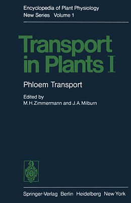 Couverture cartonnée Transport in Plants I de 