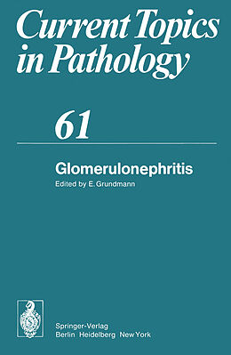 Couverture cartonnée Glomerulonephritis de 