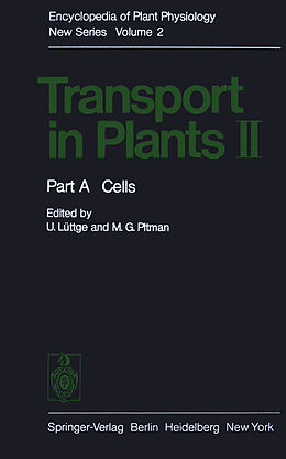 Couverture cartonnée Transport in Plants II de 