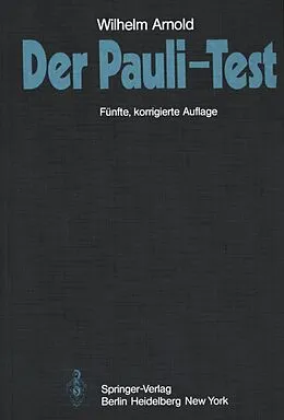 E-Book (pdf) Der Pauli-Test von W. Arnold