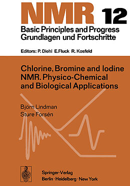 Couverture cartonnée Chlorine, Bromine and Iodine NMR de S. Forsen, B. Lindman