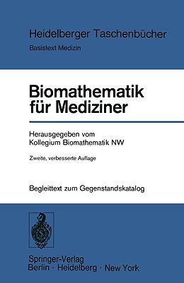 E-Book (pdf) Biomathematik für Mediziner von 