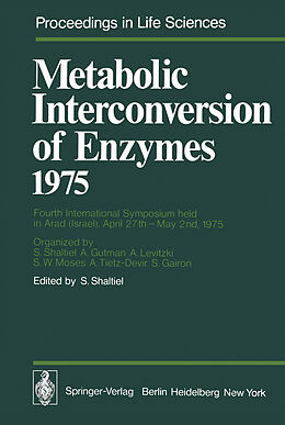 eBook (pdf) Metabolic Interconversion of Enzymes 1975 de 