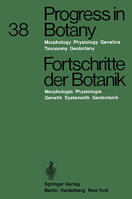 E-Book (pdf) Progress in Botany / Fortschritte der Botanik von Heinz Ellenberg, Karl Esser, Hermann Merxmüller