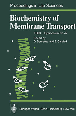 Couverture cartonnée Biochemistry of Membrane Transport de 