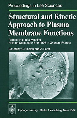 eBook (pdf) Structural and Kinetic Approach to Plasma Membrane Functions de 