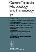 E-Book (pdf) Current Topics in Microbiology and Immunology von W. Arber, R. Rott, H. G. Schweiger