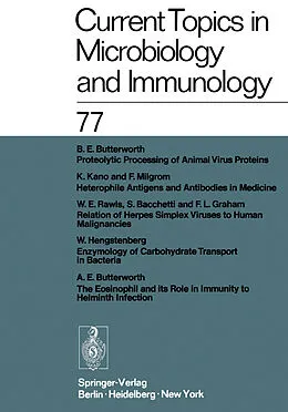 E-Book (pdf) Current Topics in Microbiology and Immunology von W. Arber, R. Rott, H. G. Schweiger