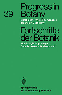 Kartonierter Einband Progress in Botany / Fortschritte der Botanik von Heinz Ellenberg, Karl Esser, Hubert Ziegler
