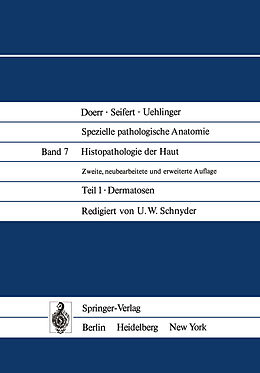 Kartonierter Einband Histopathologie der Haut von G. Achten, E. H. Beutner, T. P. Chorzelski