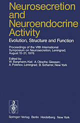 Couverture cartonnée Neurosecretion and Neuroendocrine Activity de 