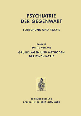 Kartonierter Einband Grundlagen und Methoden der Psychiatrie von G. Assal, A. Bader, G. Benedetti