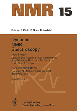 Couverture cartonnée Dynamic NMR Spectroscopy de 