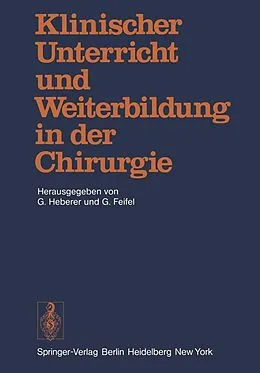 E-Book (pdf) Klinischer Unterricht und Weiterbildung in der Chirurgie von 