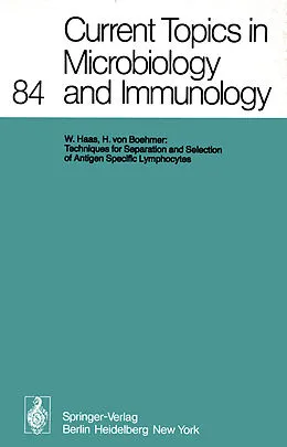 E-Book (pdf) Current Topics in Microbiology and Immunology von W. Arber, R. Rott, H. G. Schweiger
