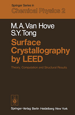 E-Book (pdf) Surface Crystallography by LEED von M. A. van Hove, S. Y. Tong