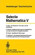 E-Book (pdf) Selecta Mathematica V von A. Beck, H. Boerner, M. Keane