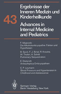 E-Book (pdf) Advances in Internal Medicine and Pediatrics/Ergebnisse der Inneren Medizin und Kinderheilkunde von P. Frick, G. -A. von Harnack, G. A. Martini