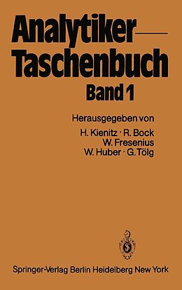 E-Book (pdf) Analytiker-Taschenbuch von Hermann Kienitz, Rudolf Bock, Wilhelm Fresenius