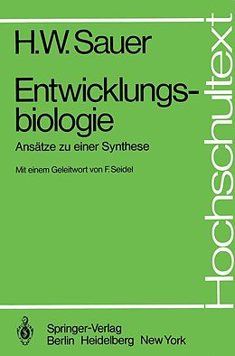 E-Book (pdf) Entwicklungsbiologie von Helmut W. Sauer