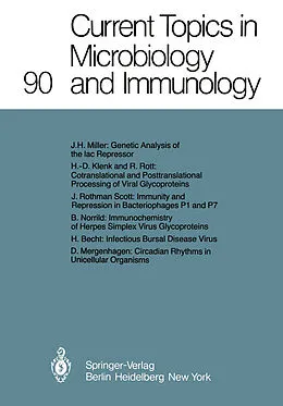 E-Book (pdf) Current Topics in Microbiology and Immunology von W. Arber, F. Melchers, R. Rott
