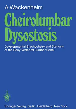 E-Book (pdf) Cheirolumbar Dysostosis von A. Wackenheim