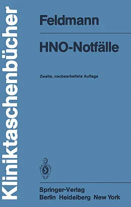 E-Book (pdf) HNO-Notfälle von H. Feldmann