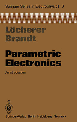 Couverture cartonnée Parametric Electronics de C. -D. Brandt, K. -H. Löcherer