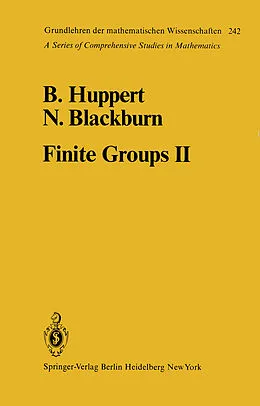 E-Book (pdf) Finite Groups II von B. Huppert, N. Blackburn