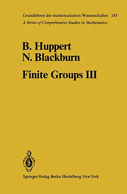 E-Book (pdf) Finite Groups III von B. Huppert, N. Blackburn