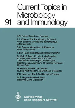 E-Book (pdf) Current Topics in Microbiology and Immunology von W. Henle, P. K. Vogt, P. H. Hofschneider